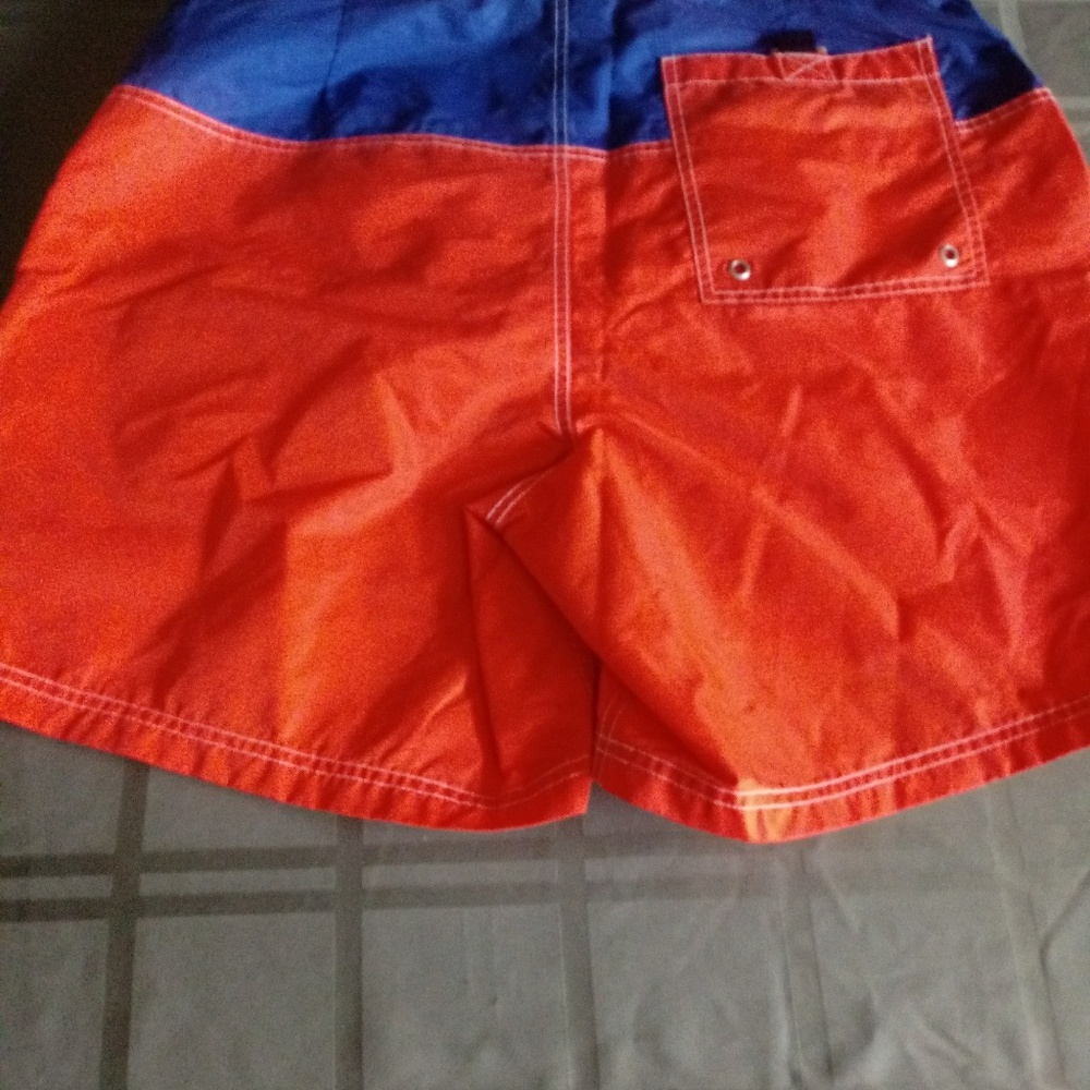 Vintage Tommy Hilfiger 90's Swim Trunks Sz M - Picture 3 of 7